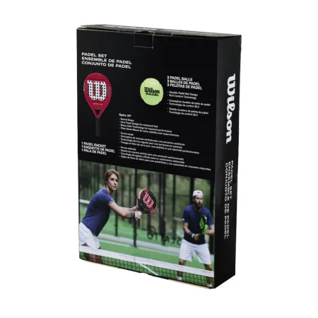 Набор для падела WILSON Optix XP Padel KIT, WR202110U2, ракетка + 3мяча, красный за 20&nbsp;362.60 ₽ купить в Саранске