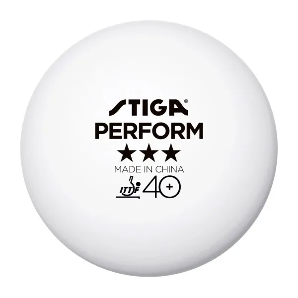 Мяч для наст. тенниса Stiga Perform 3***, 40+, 1113-2110-06, пластик, ITTF Appr., уп.6 шт, бел за 2&nbsp;121.60 ₽ в Саранске