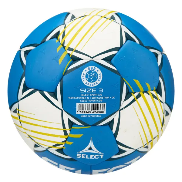 Мяч ганд. SELECT HB FORCE DB V25, 1622858205, Senior (р.3), EHF Appr,ПУ, гибр.сш., сине-белый за 8&nbsp;438.80 ₽ в Саранске