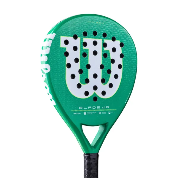 Ракетка для падела WILSON Blade Jr  V4 Padel, WR213811U0, для начин-х, стекловолокно, зеленый за 14&nbsp;934.50 ₽ в Саранске