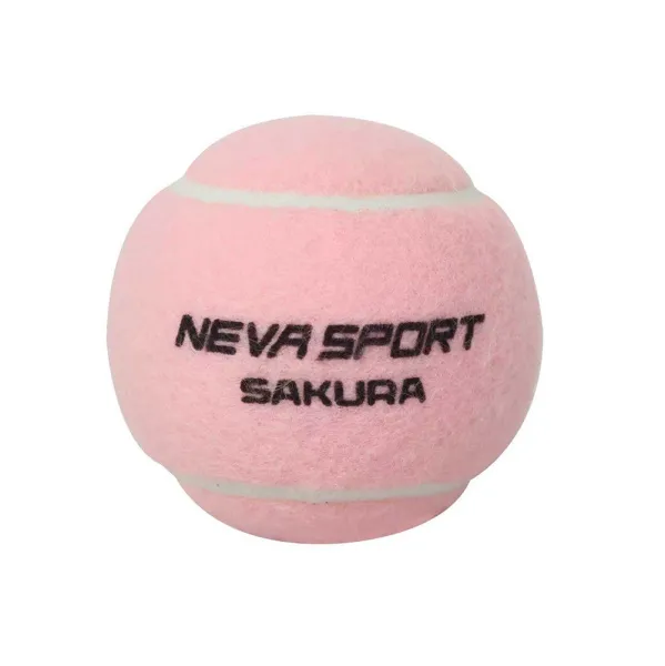 Мяч для падела NS Sakura, UAA2, уп.3 шт, сукно, нат.резина, розовый за 824.50 ₽ в Саранске
