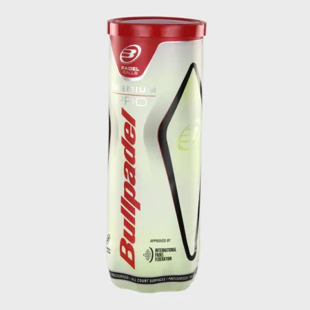 Мяч для падела BULLPADEL Premium PRO, 471959, уп.3 шт, FIP Approved, войлок, нат.резина,желтый за 1&nbsp;094.80 ₽ купить в Саранске