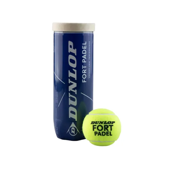 Мяч для падела Dunlop Fort Padel, 601555, уп.3 шт, FIP, сукно, нат.резина,желтый за 1&nbsp;135.60 ₽ в Саранске
