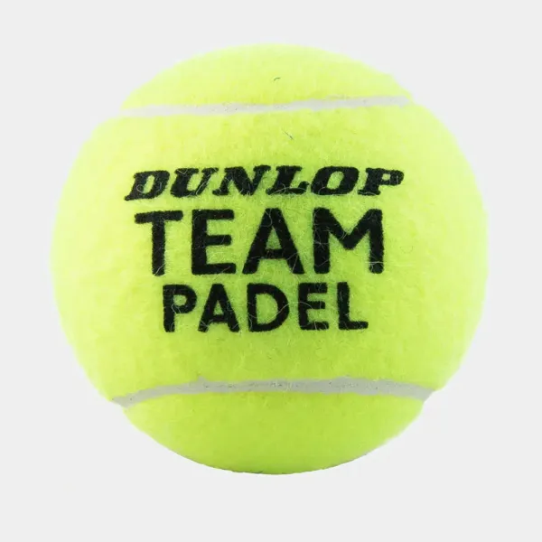 Мяч для падела Dunlop Team Padel, 601553, уп.3 шт, сукно, нат.резина,желтый за 1&nbsp;110.10 ₽ в Саранске