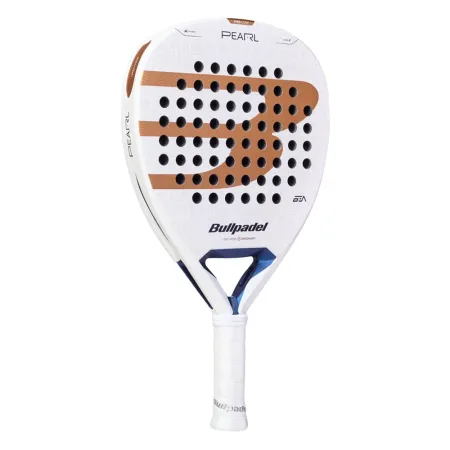 Ракетка для падела BULLPADEL Pearl 27, 497249, для проф-в, стекловолокно,карбон, бело-золотистый за 44&nbsp;319 ₽ купить в Саранске