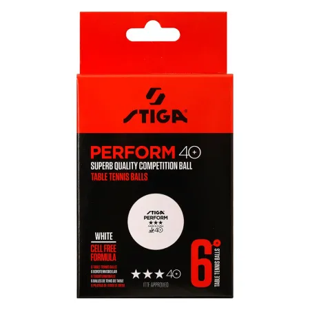 Мяч для наст. тенниса Stiga Perform 3***, 40+, 1113-2110-06, пластик, ITTF Appr., уп.6 шт, бел за 2&nbsp;121.60 ₽ купить в Саранске