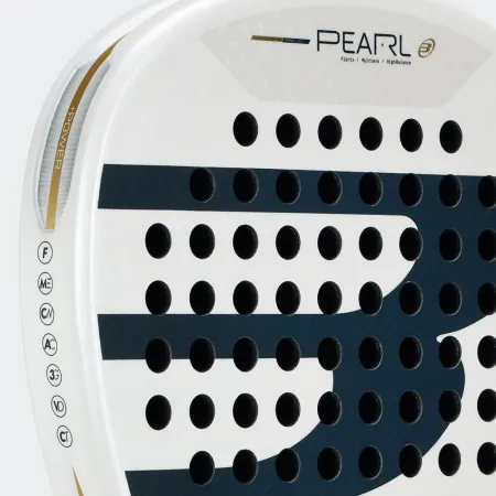 Ракетка для падела BULLPADEL Pearl 26, 493804, для профессионалов, карбон, бело-серый за 35&nbsp;929.50 ₽ купить в Саранске