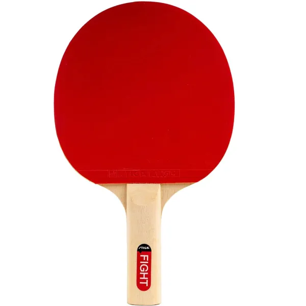 Ракетка для н/т Stiga Fight Red, 184001, для любителей, накладка 1,5 мм ITTF, прямая ручка за 1&nbsp;837.70 ₽ в Саранске