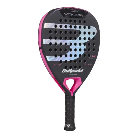 Ракетка для падела BULLPADEL Wonder 27, 497250, для продв.игроков, стекловолокно, карбон, черно-роз за 42&nbsp;969.20 ₽ купить в Саранске