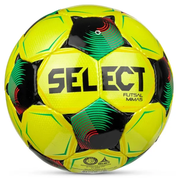 Мяч футзал. SELECT Futsal Mimas V26, 1053471007, р.4,FIFA Basic, 32п, ПУ, руч.сш, желто-зелено-черн. за 6&nbsp;113.20 ₽ в Саранске