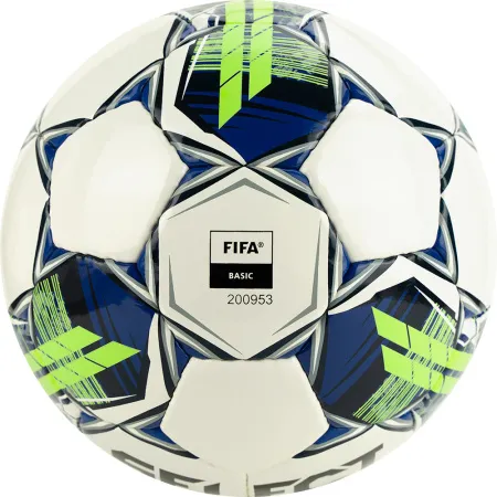 Мяч футзал. SELECT Futsal Master Shiny V22, 1043460004, р.4, Basic,32п, гл.ПУ, руч.сш,бел-син-зел за 7&nbsp;539.50 ₽ купить в Саранске
