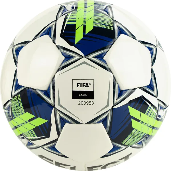 Мяч футзал. SELECT Futsal Master Shiny V22, 1043460004, р.4, Basic,32п, гл.ПУ, руч.сш,бел-син-зел за 7&nbsp;539.50 ₽ в Саранске