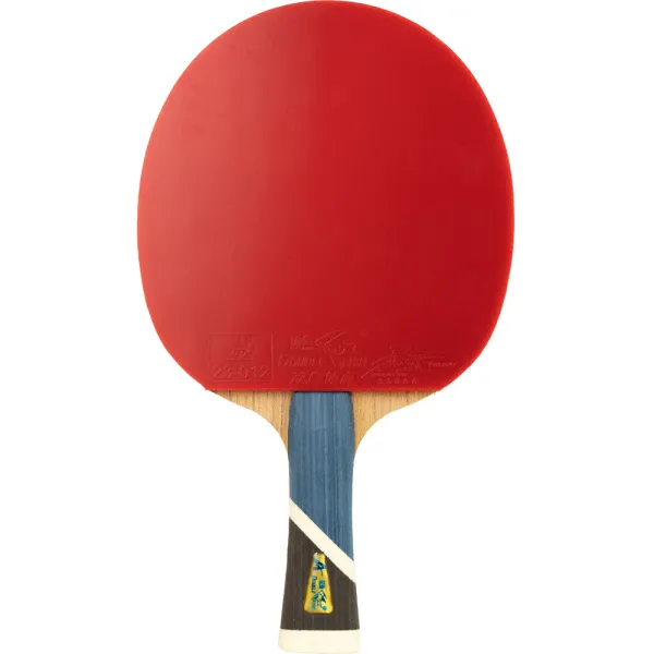 Ракетка для н/т DOUBLE FISH 5A+C, для продвин, ITTF Appr, накл. 2,1 мм, конич. ручка+ 2 мяча V40+мм за 2&nbsp;779.50 ₽ в Саранске