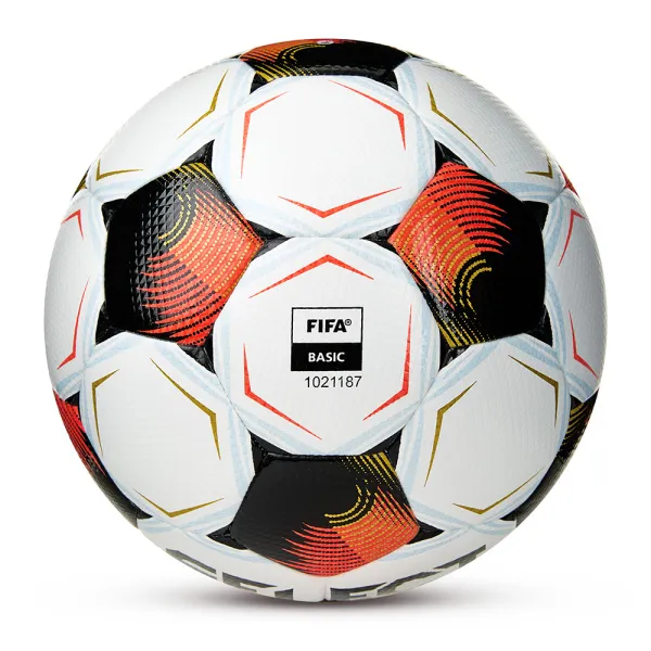 Мяч футб. SELECT Numero 10 V26, 0574071002, р.4, FIFA Basic, 32п, ПУ, гибр.сш, бело-черно-оранжевый за 8&nbsp;404.80 ₽ в Саранске