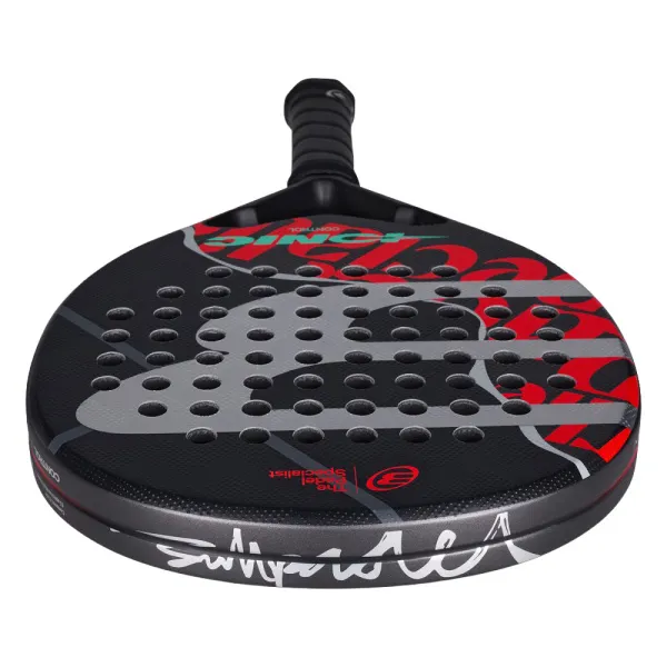 Ракетка для падела BULLPADEL Ionic Control 26, 494412, для продв. игроков, карбон, черно-красный за 33&nbsp;734.80 ₽ в Саранске