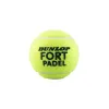 Мяч для падела Dunlop Fort Padel, 601555, уп.3 шт, FIP, сукно, нат.резина,желтый за 1&nbsp;135.60 ₽ купить в Саранске