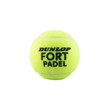 Мяч для падела Dunlop Fort Padel, 601555, уп.3 шт, FIP, сукно, нат.резина,желтый за 1&nbsp;135.60 ₽ купить в Саранске