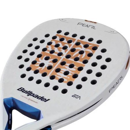Ракетка для падела BULLPADEL Pearl 27, 497249, для проф-в, стекловолокно,карбон, бело-золотистый за 44&nbsp;319 ₽ купить в Саранске