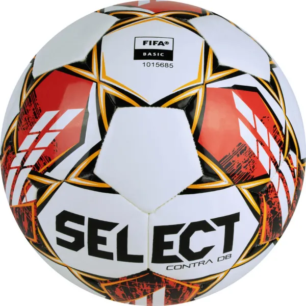 Мяч футб. SELECT Contra DB V23, 0854160300, р.4, FIFA Basic, 32 пан, ПУ, гибрид.сш, бел-чер-красн за 4&nbsp;455.70 ₽ в Саранске