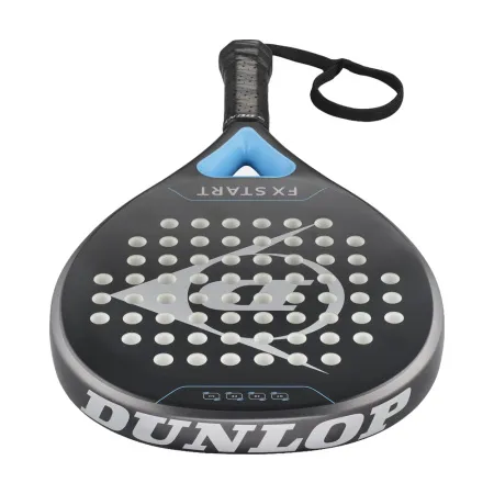 Ракетка для падела Dunlop FX Start, 10370737, для начинающих, гибрид, графит, черно-синий за 13&nbsp;175 ₽ купить в Саранске