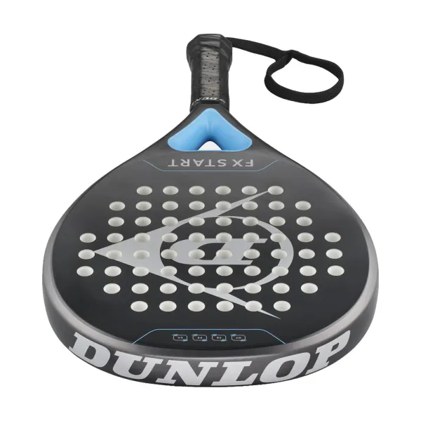 Ракетка для падела Dunlop FX Start, 10370737, для начинающих, гибрид, графит, черно-синий за 13&nbsp;175 ₽ в Саранске