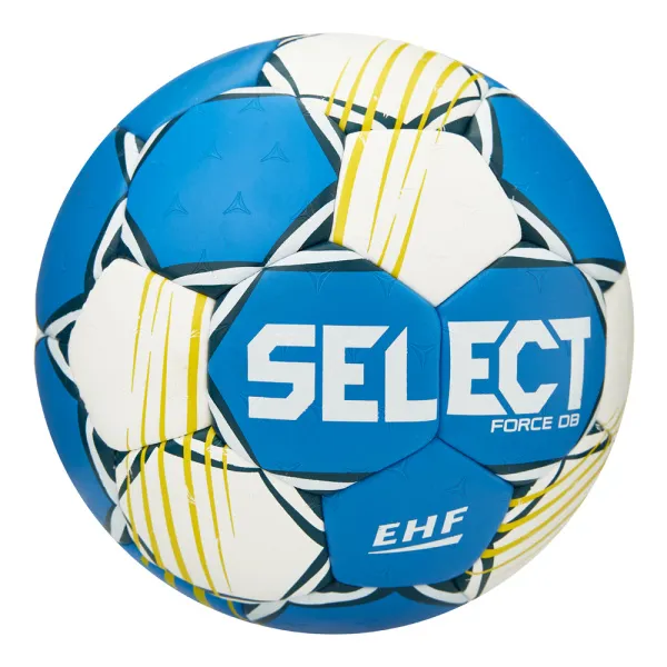 Мяч ганд. SELECT HB FORCE DB V25, 1622858205, Senior (р.3), EHF Appr,ПУ, гибр.сш., сине-белый за 8&nbsp;438.80 ₽ в Саранске