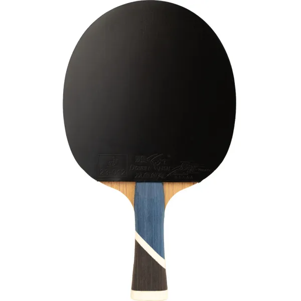Ракетка для н/т DOUBLE FISH 5A+C, для продвин, ITTF Appr, накл. 2,1 мм, конич. ручка+ 2 мяча V40+мм за 2&nbsp;779.50 ₽ в Саранске