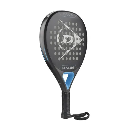 Ракетка для падела Dunlop FX Start, 10370737, для начинающих, гибрид, графит, черно-синий за 13&nbsp;175 ₽ купить в Саранске