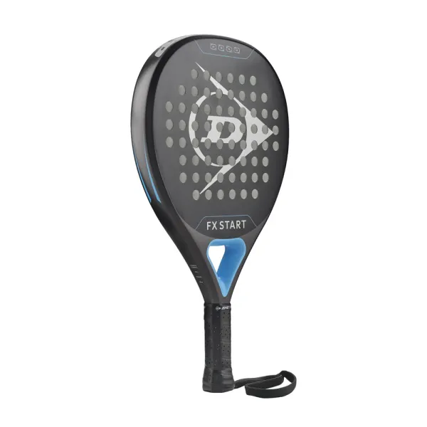Ракетка для падела Dunlop FX Start, 10370737, для начинающих, гибрид, графит, черно-синий за 13&nbsp;175 ₽ в Саранске