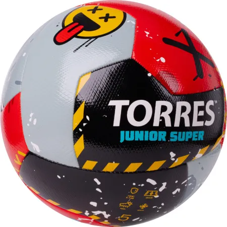 Мяч футб. TORRES Junior-5 Super, F323305, р.5, ПУ,4сл,12 п,гибрид.сш,крас-чёрн-сер за 2&nbsp;272.90 ₽ купить в Саранске
