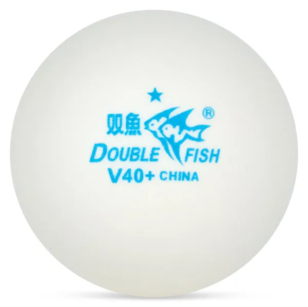 Мяч для наст. тенниса DOUBLE FISH 1* Ball, арт. V40+1, диам. V40+мм,плаcтик,упак.100 шт,белый за 4&nbsp;243.20 ₽ в Саранске