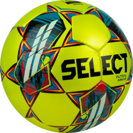Мяч футзал. SELECT Futsal Mimas, 1053460550, р.4,FIFA Basic, 32 пан, гл.ПУ, руч.сш, жел-сине-красный за 6&nbsp;303.60 ₽ купить в Саранске