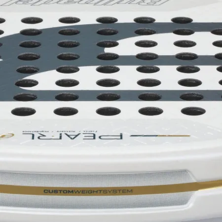 Ракетка для падела BULLPADEL Pearl 26, 493804, для профессионалов, карбон, бело-серый за 35&nbsp;929.50 ₽ купить в Саранске