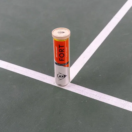 Мяч теннисный Dunlop Fort Clay Court 4B, 601613, уп.4 шт,одобр.ITF и FFT,сукно,нат.резина,желтый за 1&nbsp;812.20 ₽ купить в Саранске