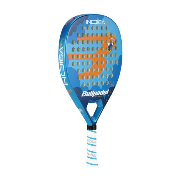 Ракетка для падела BULLPADEL Indiga Jr Boy 26, 494422, для начинающих, стекловолокно,сине-оранжевый за 10&nbsp;480.50 ₽ в Саранске