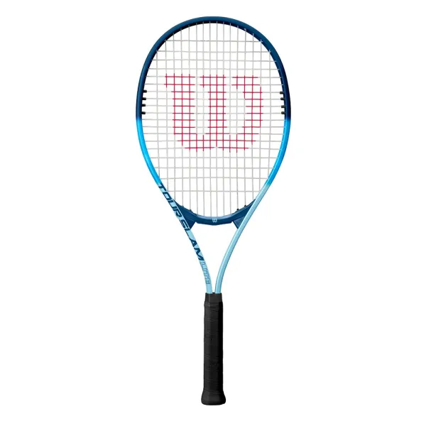 Ракетка б/т Wilson Tour Slam Lite Gr3, WR199010U3,для любит, алюминий, со струнами, сине-голубая за 6&nbsp;358 ₽ в Саранске