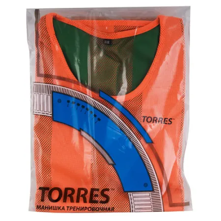 Манишка детская TORRES двухсторонняя, TR11949O/G, р.Jr, тренировочная, полиэстер, оранж-зелен за 1&nbsp;026.80 ₽ купить в Саранске