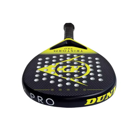 Ракетка для падела Dunlop Tristorm Pro, 10359946, для опытных игроков, графит, черно-желтый за 19&nbsp;643.50 ₽ купить в Саранске