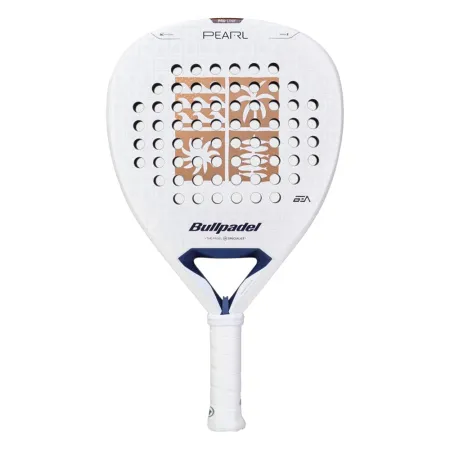 Ракетка для падела BULLPADEL Pearl 27, 497249, для проф-в, стекловолокно,карбон, бело-золотистый за 44&nbsp;319 ₽ купить в Саранске