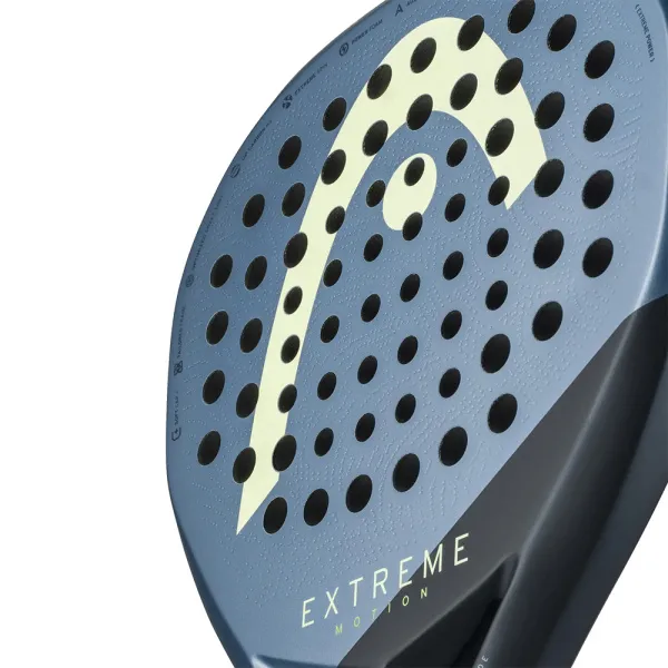 Ракетка для падела HEAD Extreme Motion, 223135, для профессионалов, углеродное волокно, темно-синий за 26&nbsp;894 ₽ в Саранске