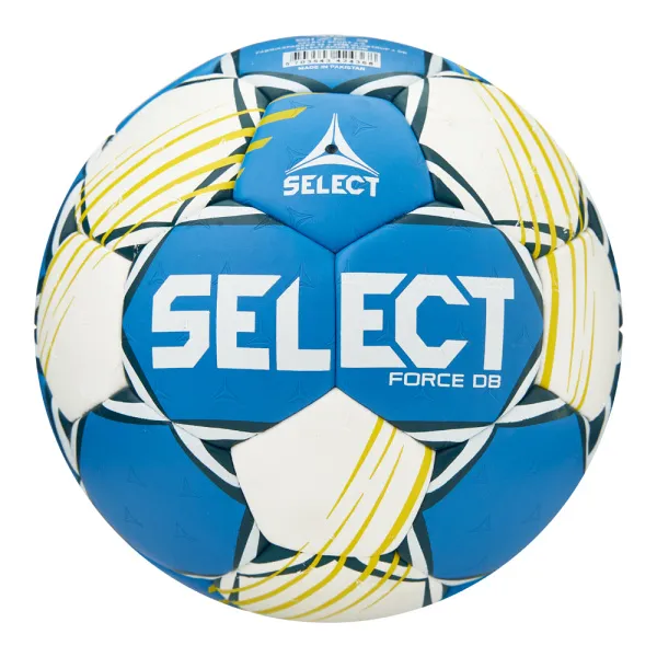 Мяч ганд. SELECT HB FORCE DB V25, 1622858205, Senior (р.3), EHF Appr,ПУ, гибр.сш., сине-белый за 8&nbsp;438.80 ₽ в Саранске