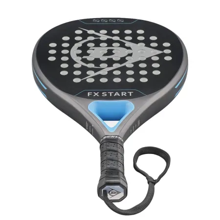 Ракетка для падела Dunlop FX Start, 10370737, для начинающих, гибрид, графит, черно-синий за 13&nbsp;175 ₽ купить в Саранске
