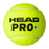 Мяч для падела HEAD Padel Pro+, 540203, уп.3 шт, FIP Approved, войлок,нат.резина,желтый за 933.30 ₽ купить в Саранске